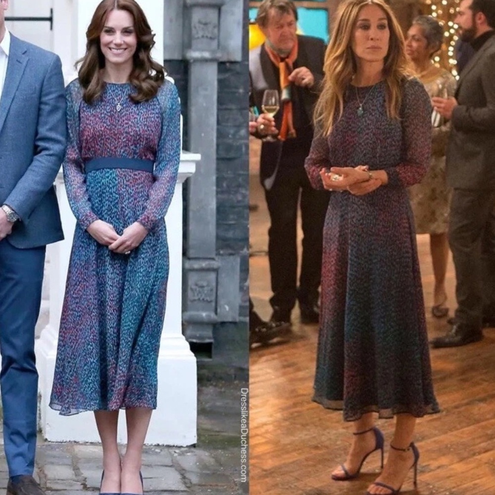 LK Bennett Addison Dress 10 and 12 EUC ASO Kate Middleton Sarah Jessica Parker